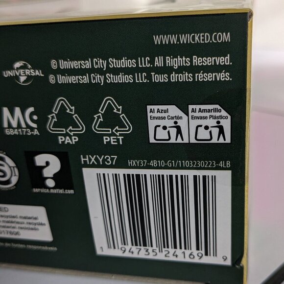 Mattel Wicked Movie DELUXE Glinda Fashion Doll Ariana Grande URL Misprint Error - Picture 7 of 16